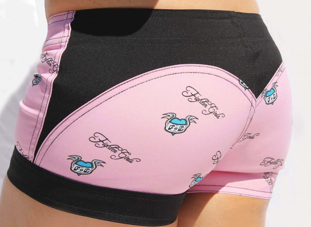 Fighter Girls Hottie Logo Mini Board Shorts