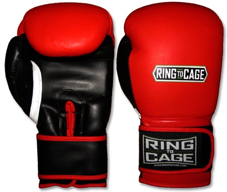 Ring to Cage training gloves - RED/BLACK