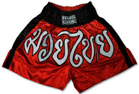 Ring to Cage Muay Thai Shorts Red/Black 2