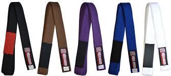 Ring to Cage-  HARD BRAZILIAN JIU JITSU BELTS WITH PATCH