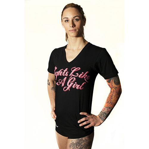 Fighter Girl- Fights Like A Girl T-Shirt