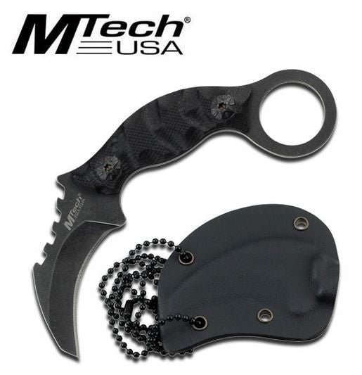 MTech 2033 Mini Karambit Neck Knife G-10 Handle
