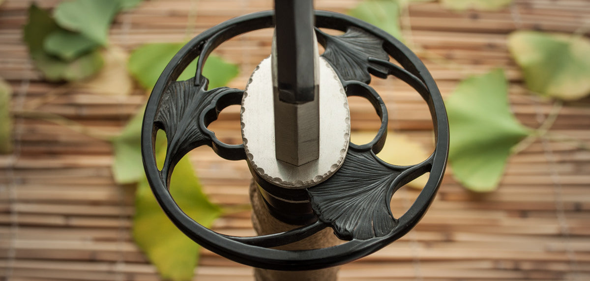 Dragon King Autumn Ginkgo Leaf Katana