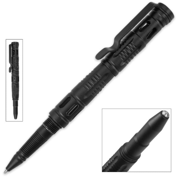 Tactical Pen Black w/ Glass Breaker