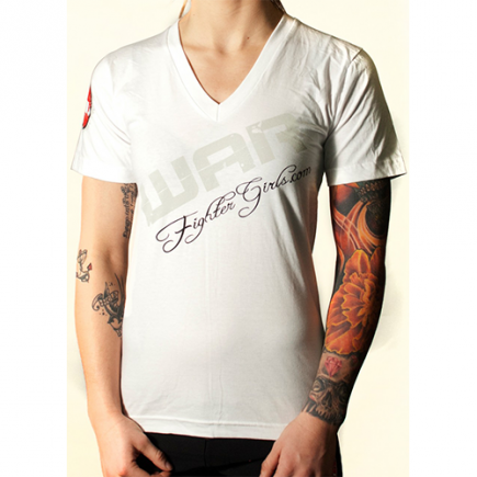 Fighter Girls War V-Neck T-Shirt